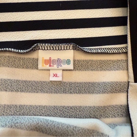 LuLaRoe Black and White Midi Pencil Skirt Casual - Picture 2 of 3